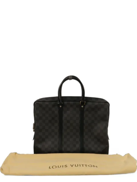 Louis Vuitton Pre-Owned портфель Porte Documents Voyage Damier Graphite