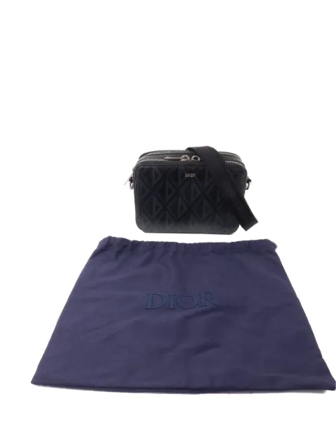 Christian Dior Pre-Owned CD Diamond logo-plaque messenger bag