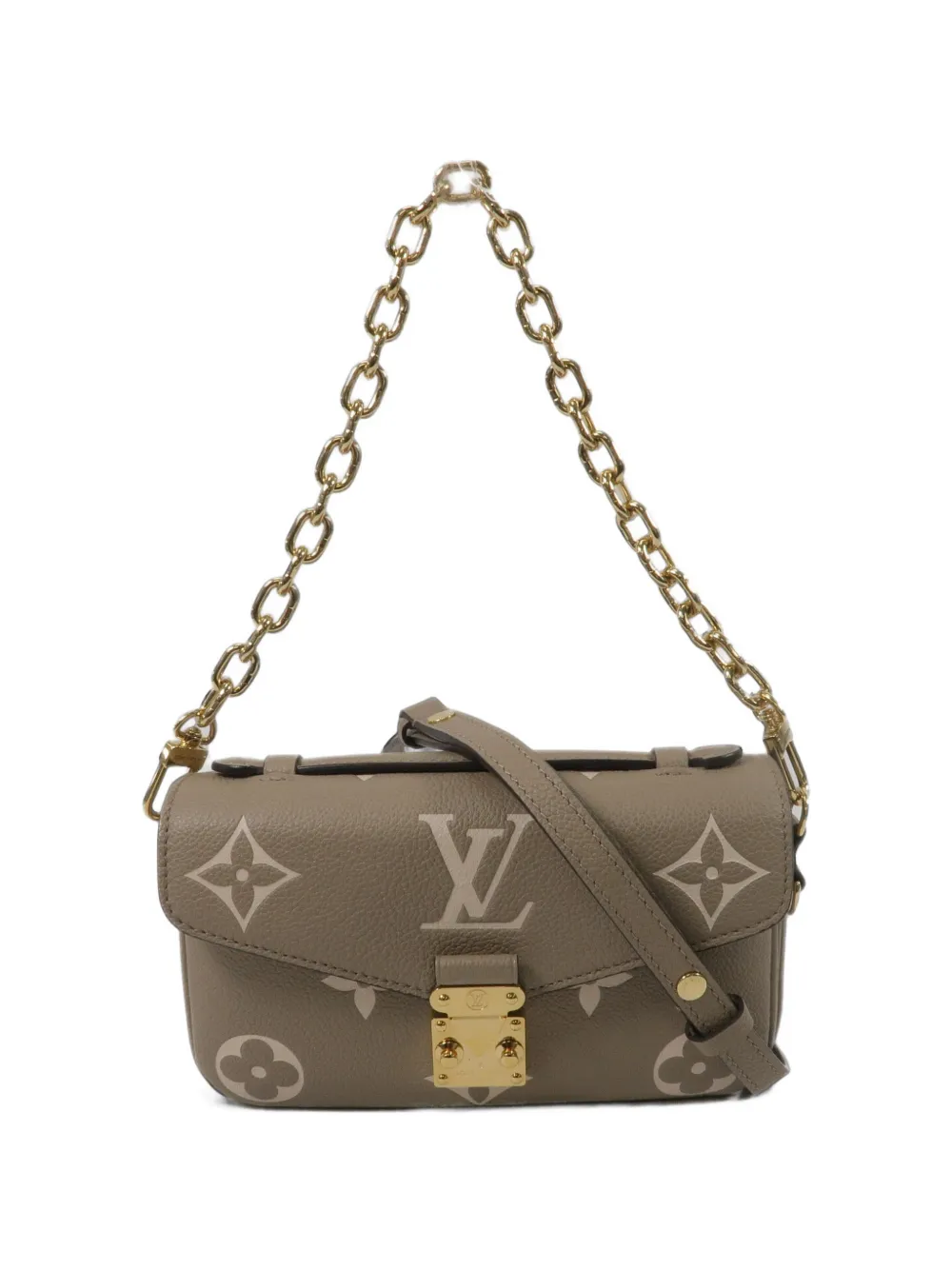 Louis Vuitton Pre-Owned Pochette Metis Monogram Empreinte leather tote bag - Grigio