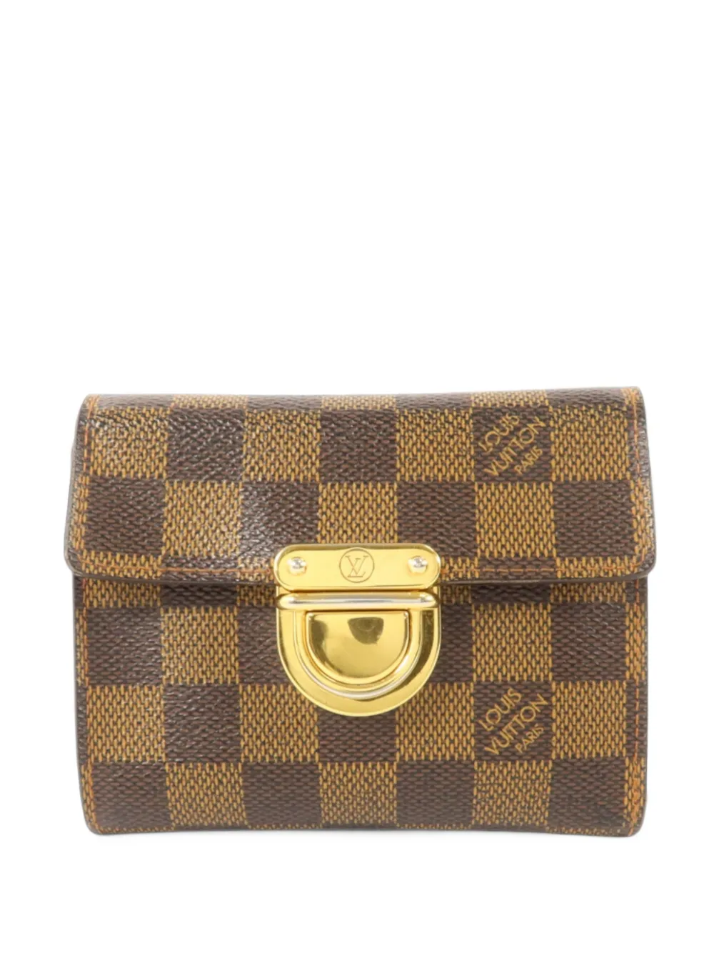 Louis Vuitton Pre-Owned Portefeuille Koala Damier Ebene canvas wallet - Braun