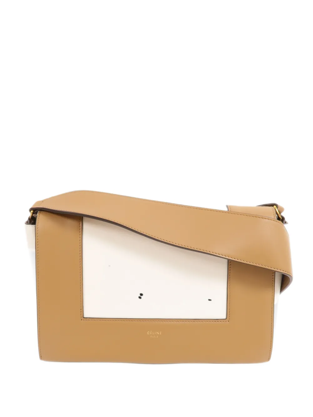 Celine Pre-Owned Frame shoulder bag - Nude