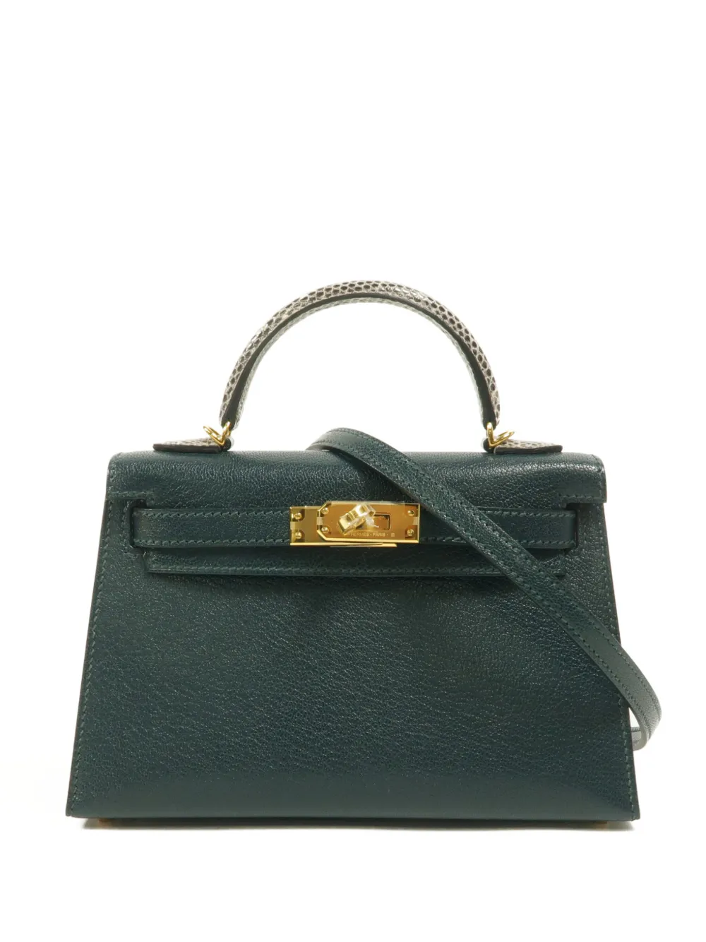 Hermès Pre-Owned 20 Mini Kelly leather handbag - Grün