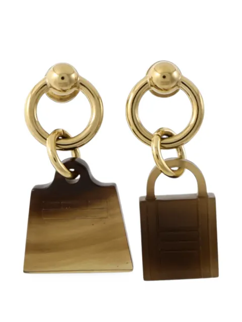 Hermès Pre-Owned Amulette Maroquinier earrings
