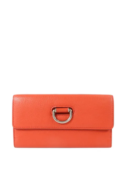 Burberry Pre-Owned long D-Ring leather wallet