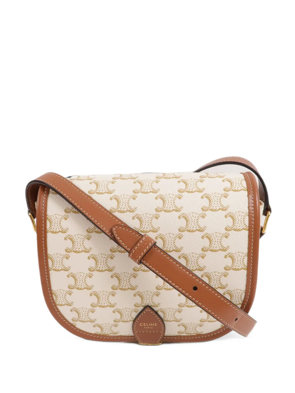 Celine Pre-Owned Folco Triomphe shoulder bag - Weiß