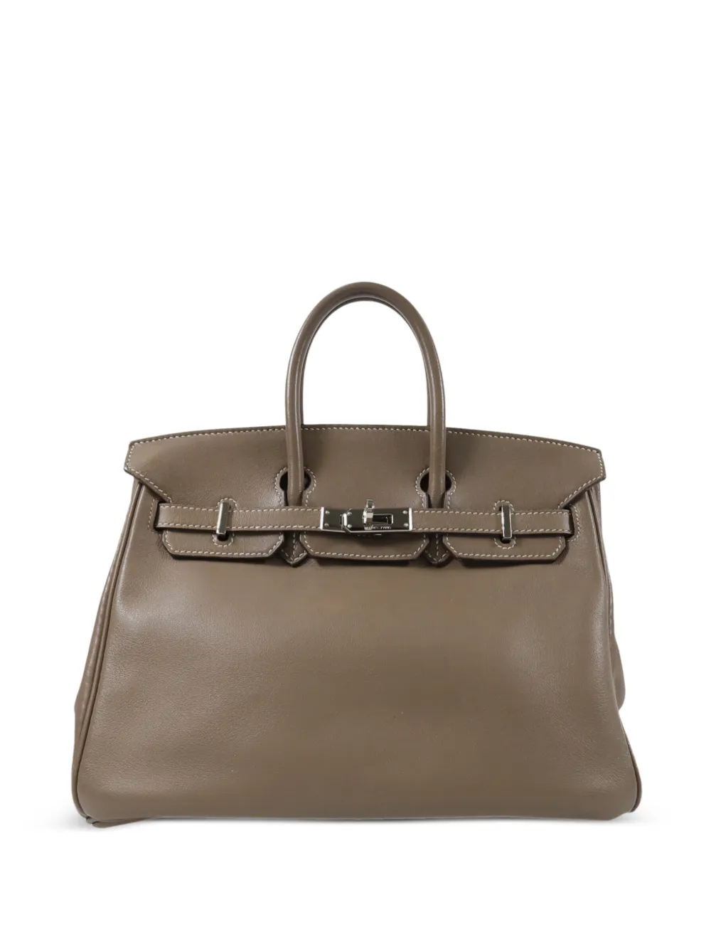 Hermès Pre-Owned 2007 Birkin 25 Swift leather handbag - Braun