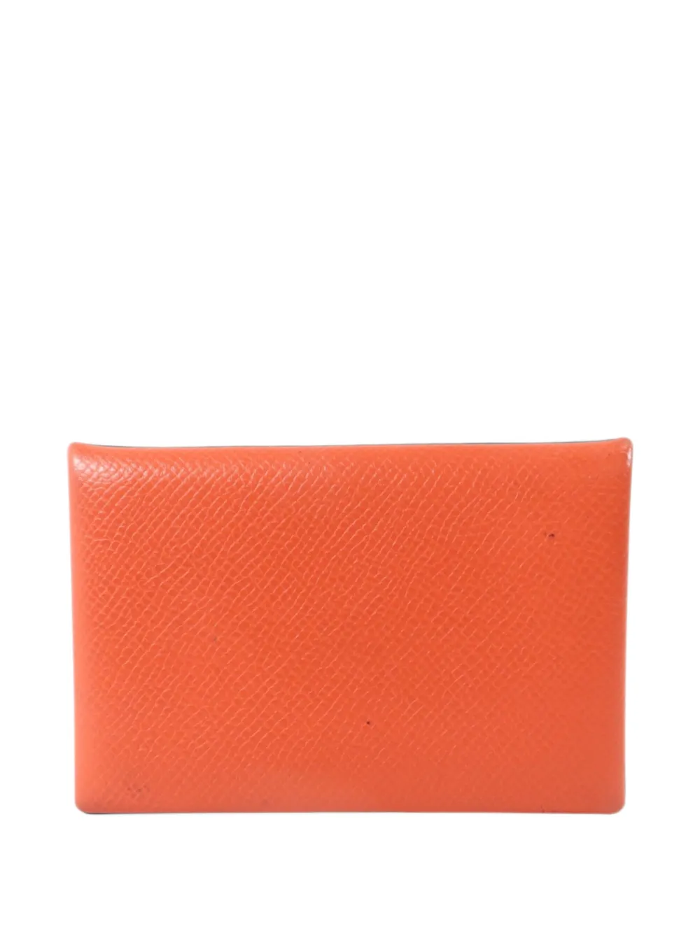 Hermès Pre-Owned 2016 Calvi Dup Epsom-leather card case - Rot