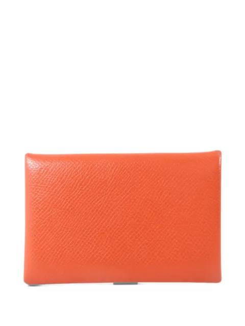 Hermès Pre-Owned tarjetero Calvi Duo de piel Epsom 2016