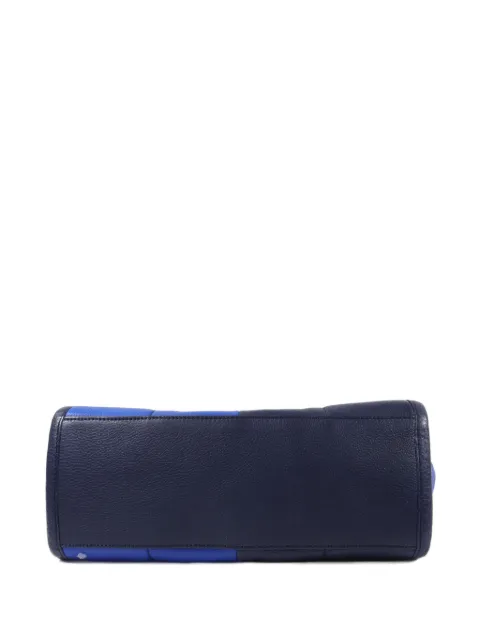 Tory Burch colour-block logo-plaque shoulder bag