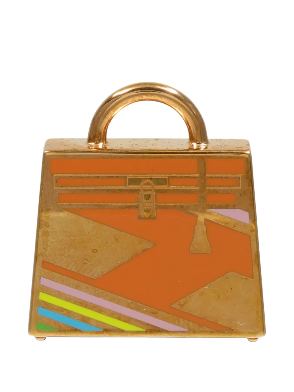 Hermès Pre-Owned 2000-2026 Curiosite Kelly Laque charm - Gold
