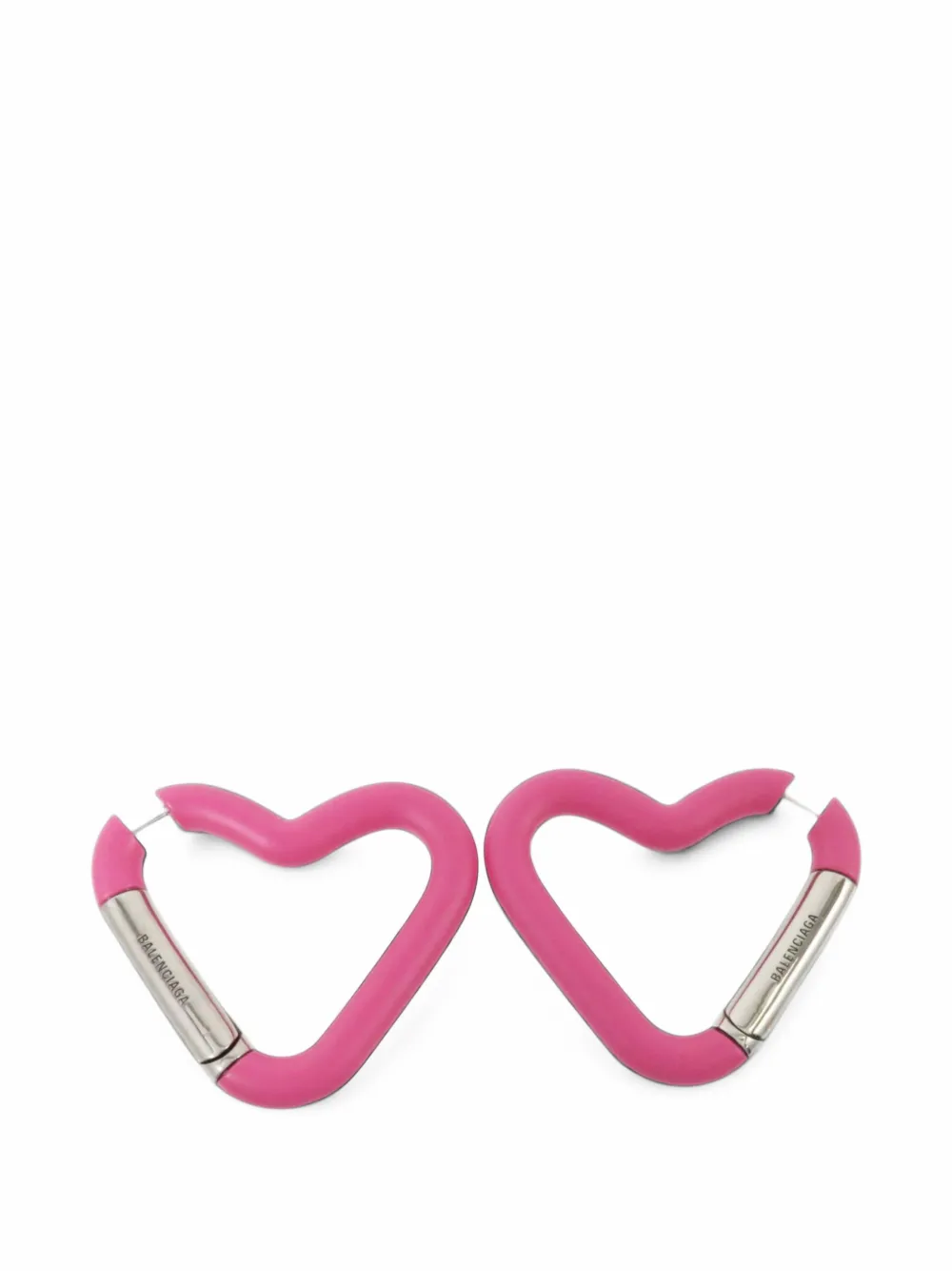 Balenciaga Pre-Owned Love Clip earrings - Rosa