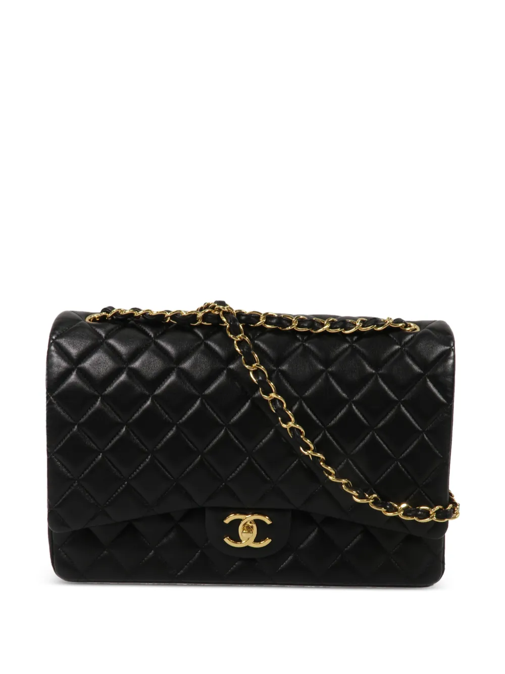 CHANEL Pre-Owned large CC turn-lock quilted shoulder bag - Schwarz