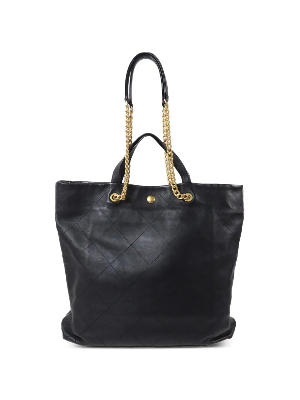 CHANEL Pre-Owned CC turn-lock tote bag Zwart
