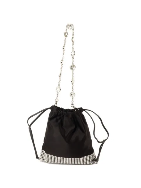 Miu Miu Pre-Owned crystal-embellished bucket bag