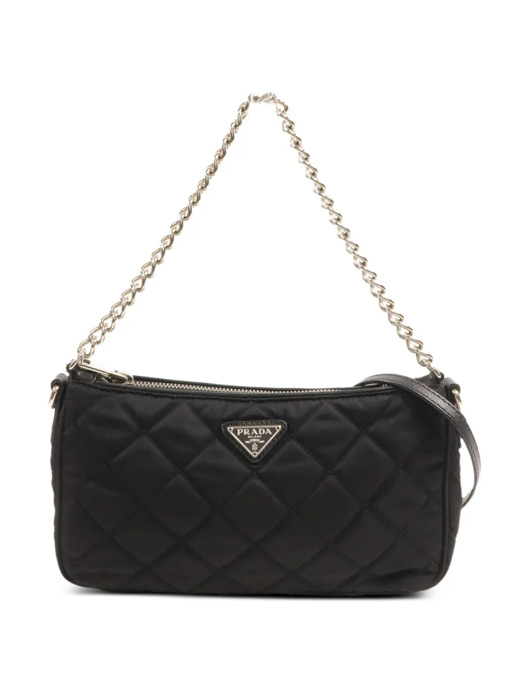 Prada Pre-Owned Tessuto Impuntu shoulder bag - Nero