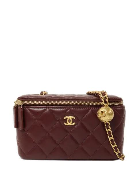 CHANEL Pre-Owned Vanity Case quilted CC crossbody bag