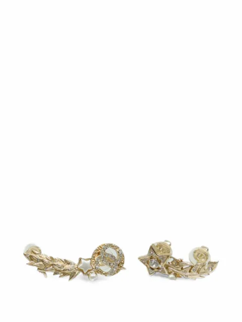 CHANEL Pre-Owned CC Shooting Star ear cuffs