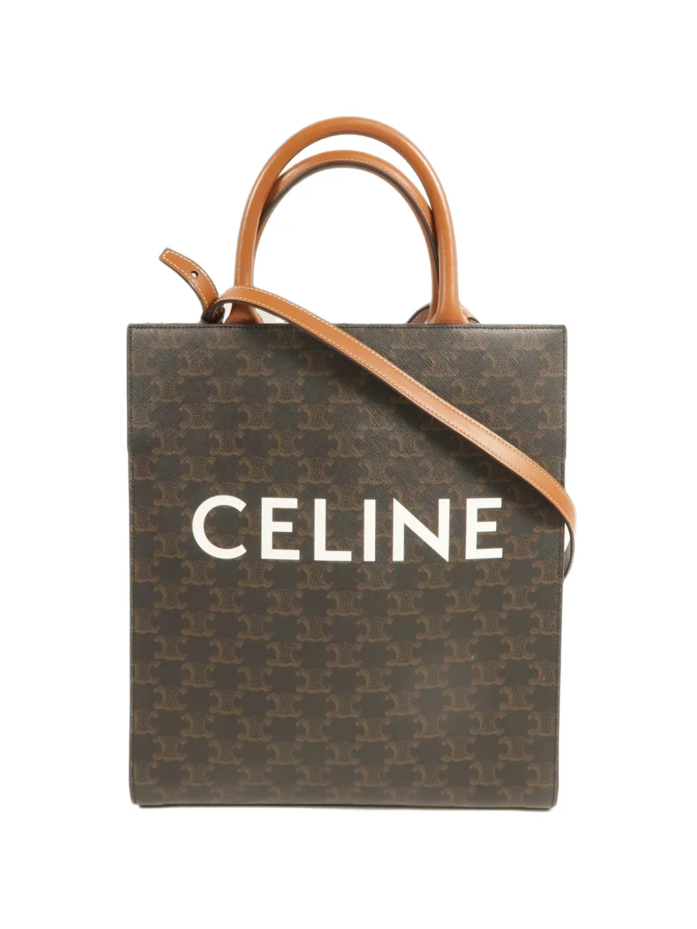 Celine Pre-Owned Cabas Triomphe tote bag - Braun