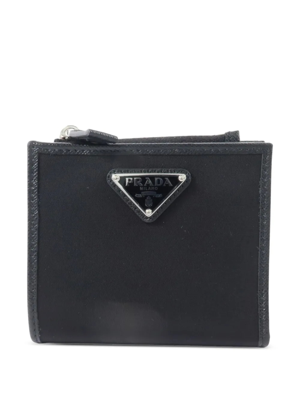 Prada Pre-Owned logo-plaque wallet - Nero