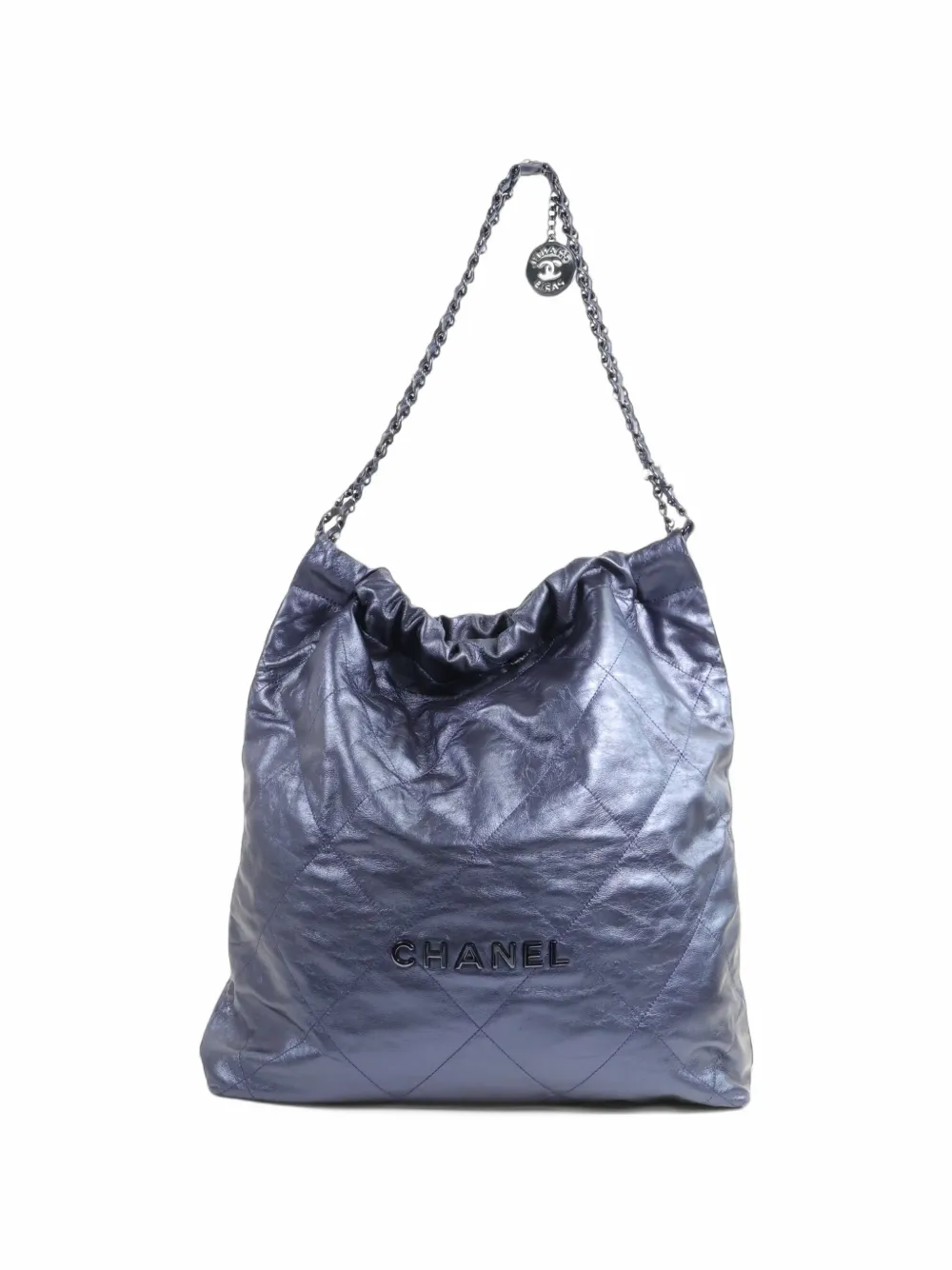 CHANEL Pre-Owned large Chanel 22 quilted shoulder bag - Blau