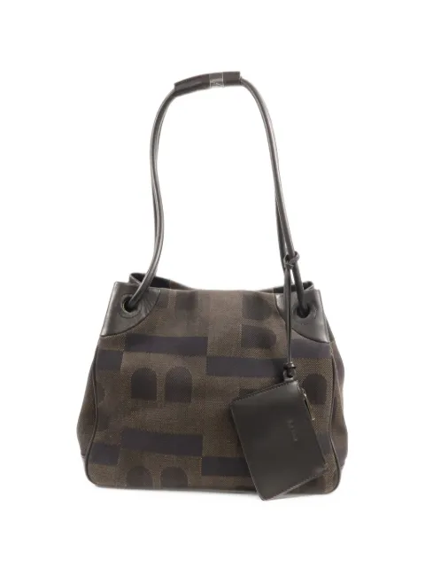 Bally Vintage monogram-print shoulder bag