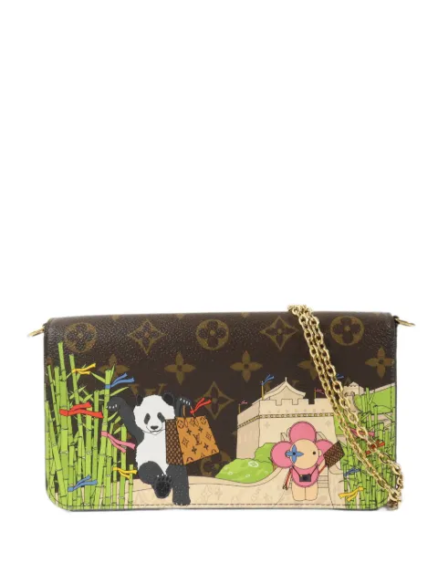 Louis Vuitton Pre-Owned Felicie Christmas Animation Monogram Pochette shoulder bag