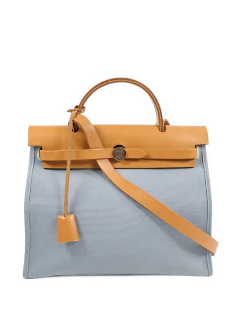 Hermès Pre-Owned 2015 PM Herbag padlock-detail tote bag