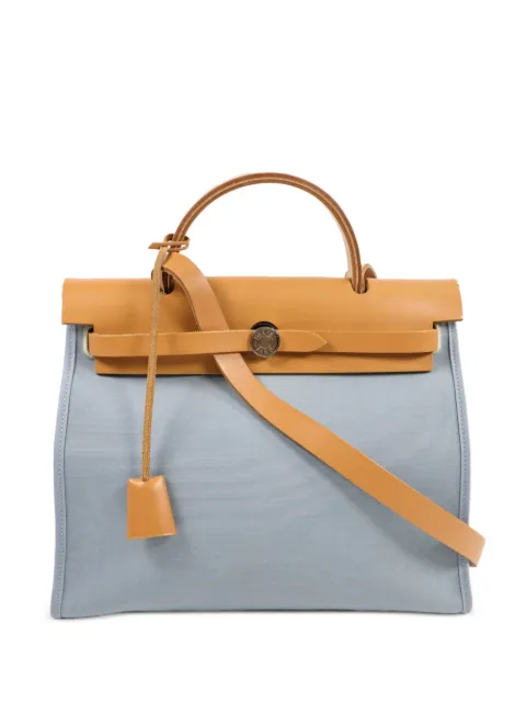 Hermès Pre-Owned 2015 PM Herbag padlock-detail tote bag