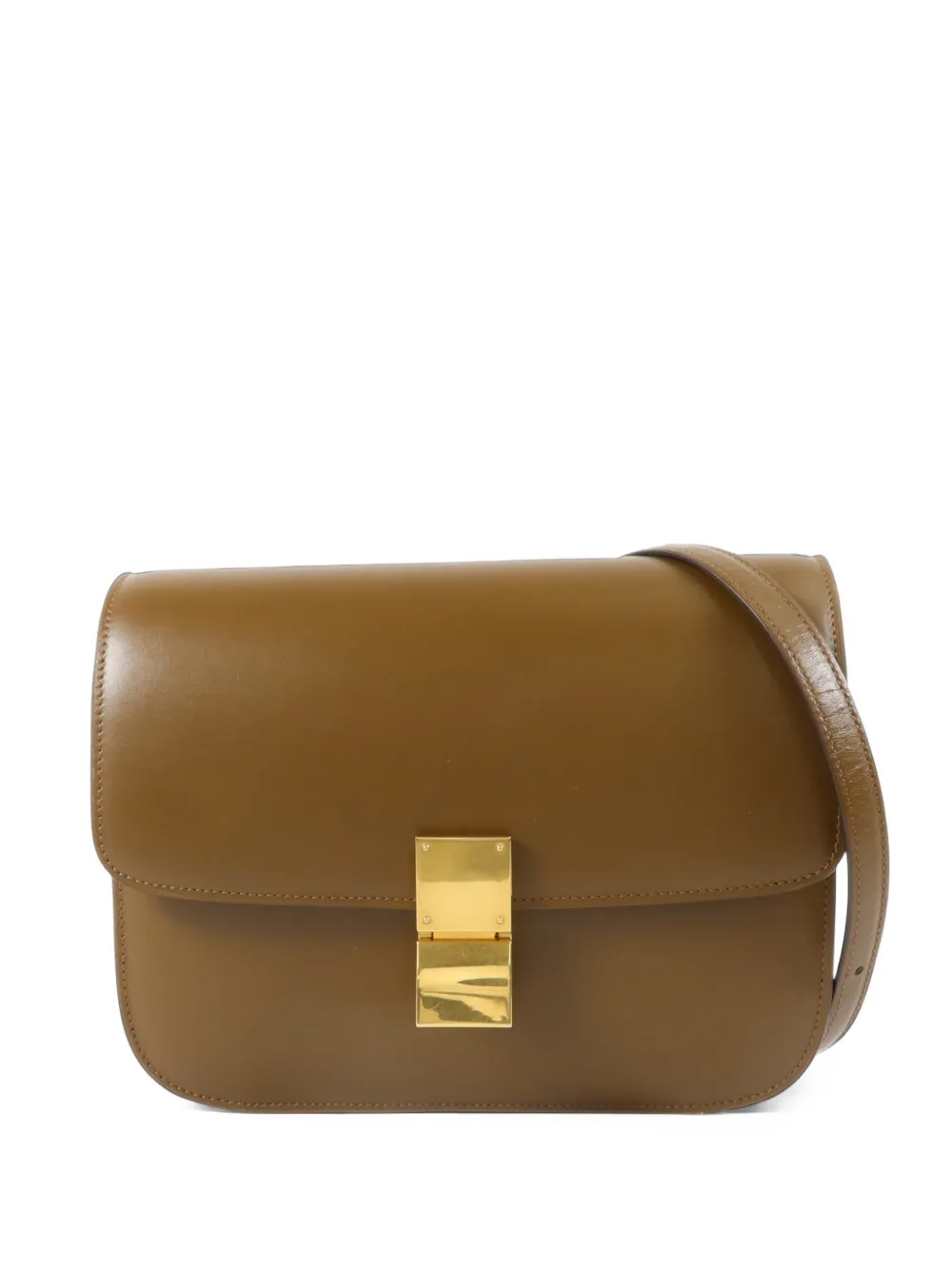 Celine Pre-Owned medium Classic Box shoulder bag - Marrone