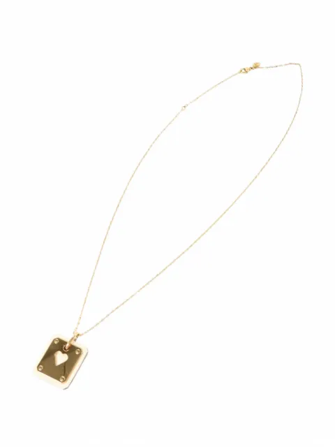 Hermès Pre-Owned As De Coeur heart-pendant necklace