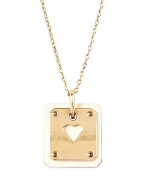 Hermès Pre-Owned As De Coeur heart-pendant necklace