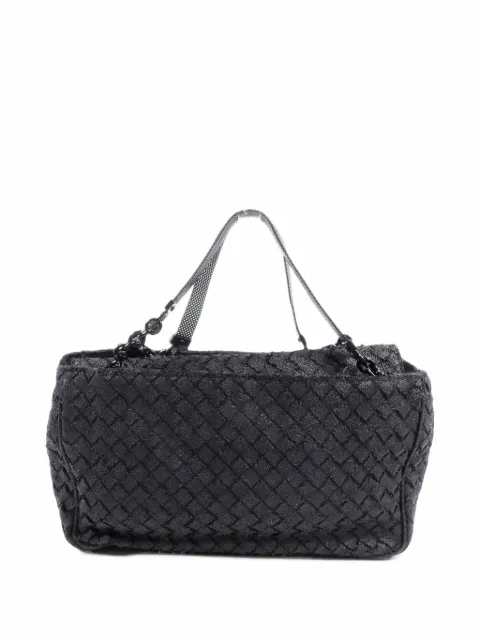 Bottega Veneta Pre-Owned mini Intrecciato rattan tote bag