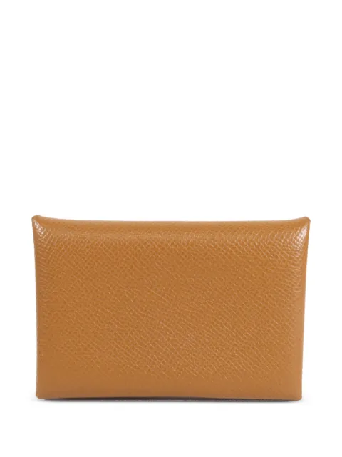 Hermès Pre-Owned 2023 Calvi Epsom card holder