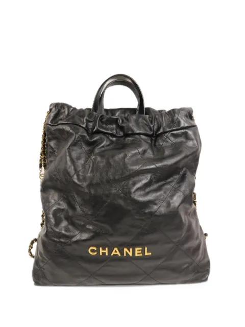 CHANEL Pre-Owned стеганый рюкзак 22 Chanel
