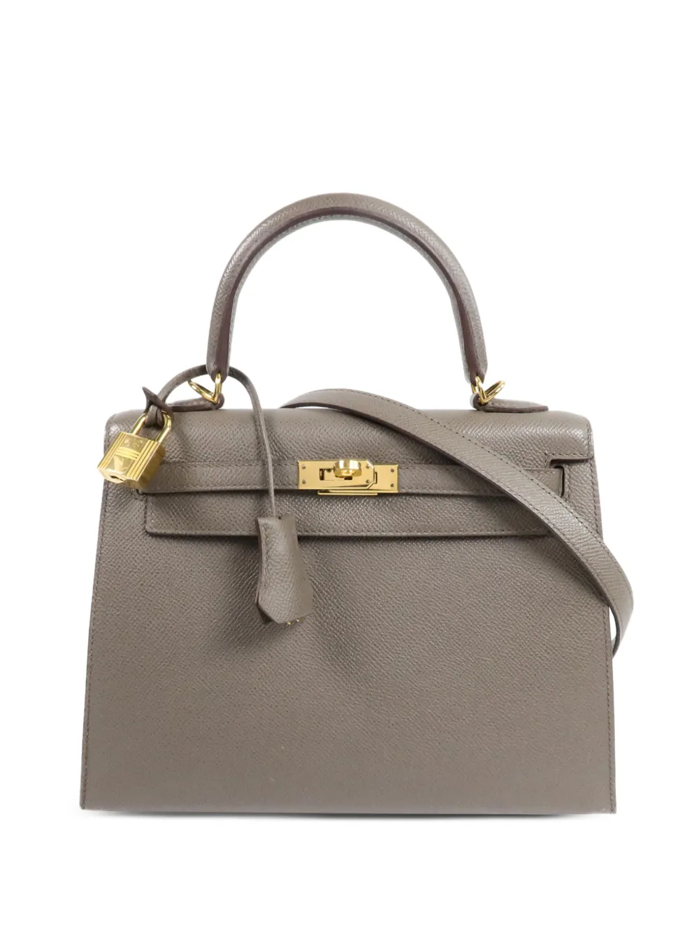 Hermès Pre-Owned Kelly 25 Epsom calfskin shoulder bag - Grau