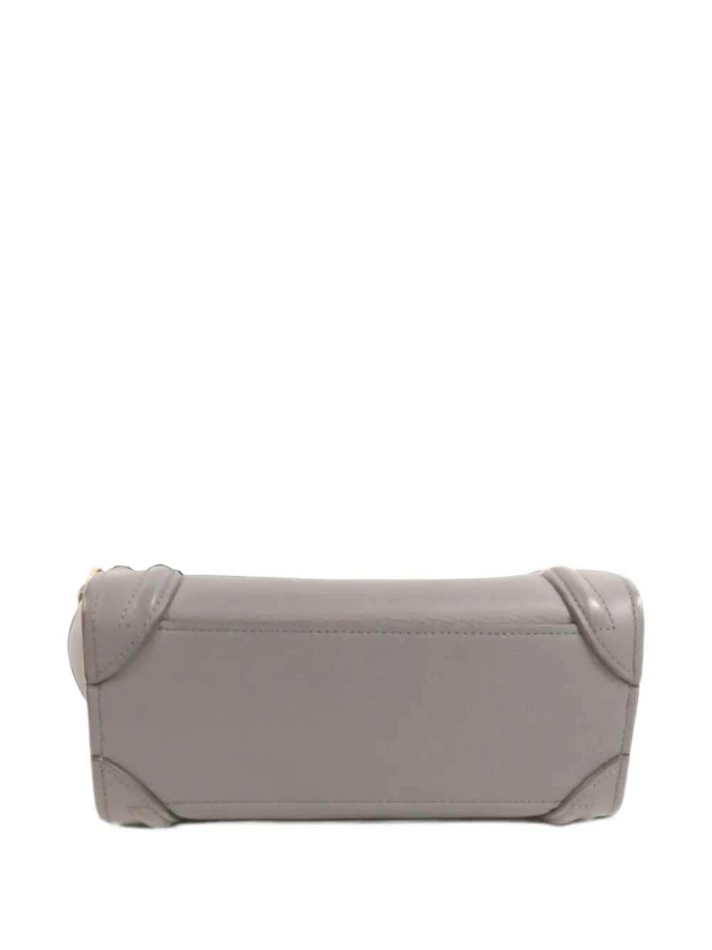 Celine Pre-Owned nano Luggage leather tote bag Grijs