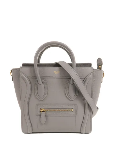 Celine Pre-Owned nano Luggage leather tote bag
