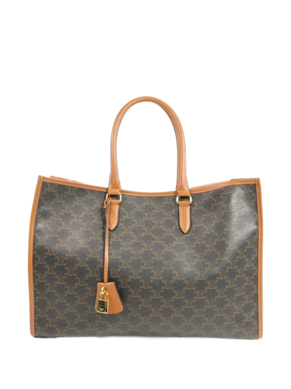 Celine Pre-Owned Horizontal Cabas Triomphe tote bag - Marrone