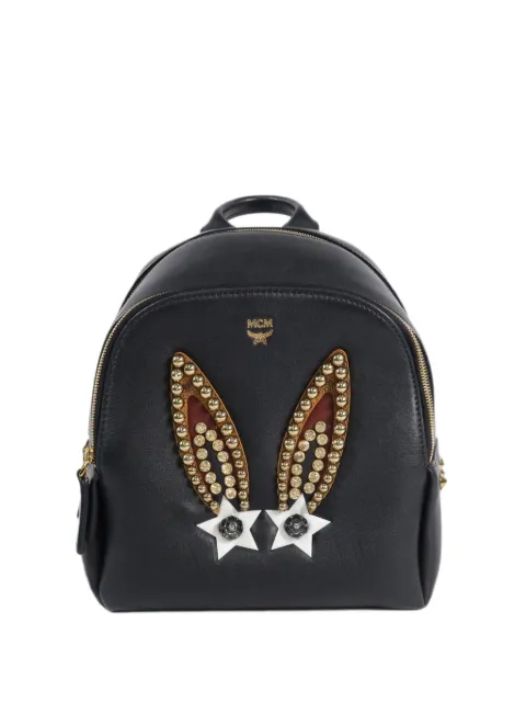 MCM Pre-Owned stud-embellished leather backpack