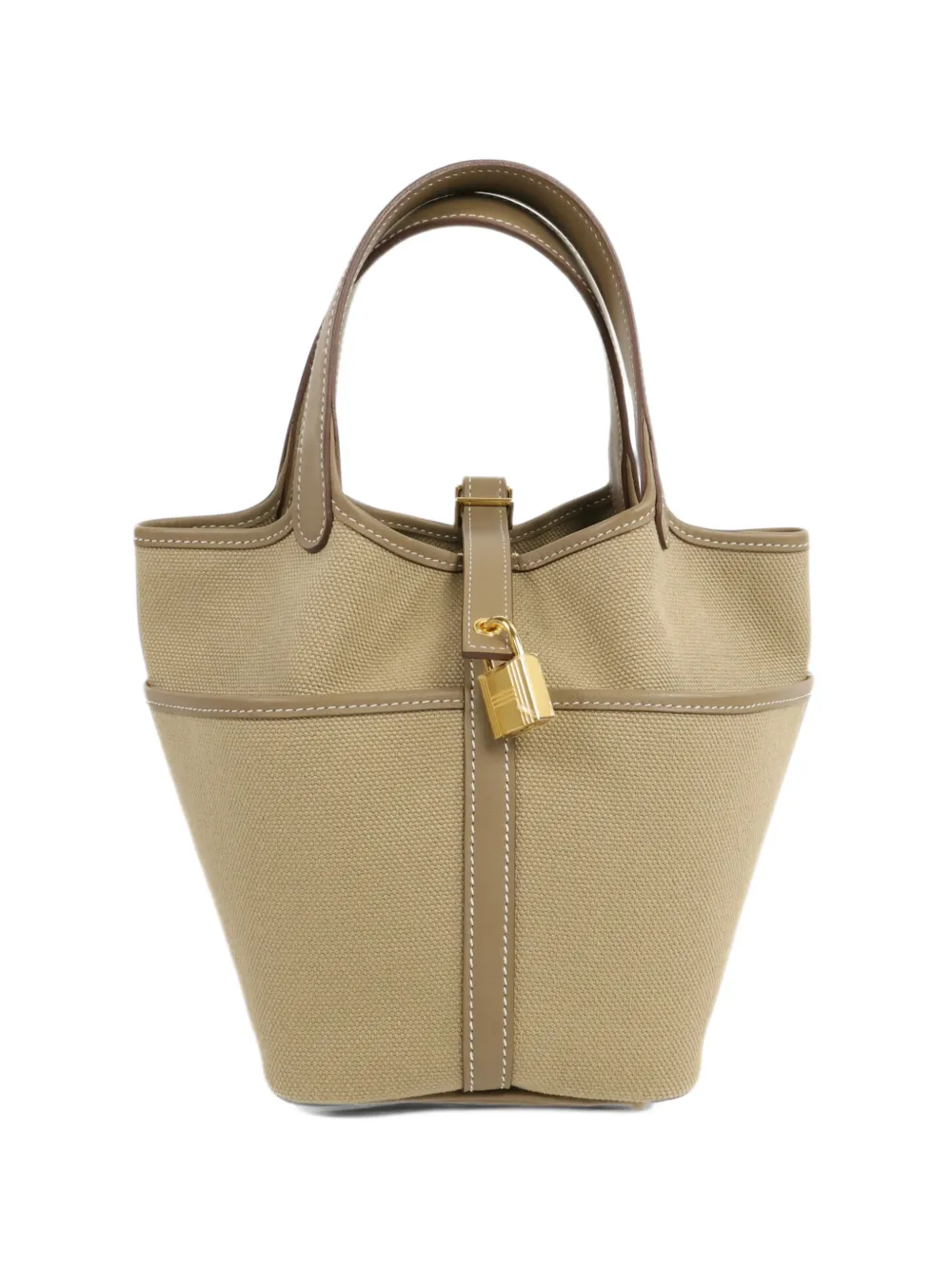 Hermès Pre-Owned PM Picotin Cargo tote bag - Nude