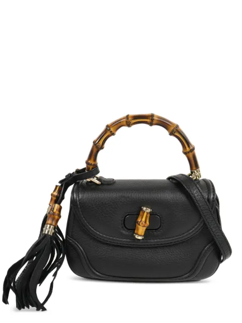 Gucci Pre-Owned New Bamboo Tote Bag aus Leder