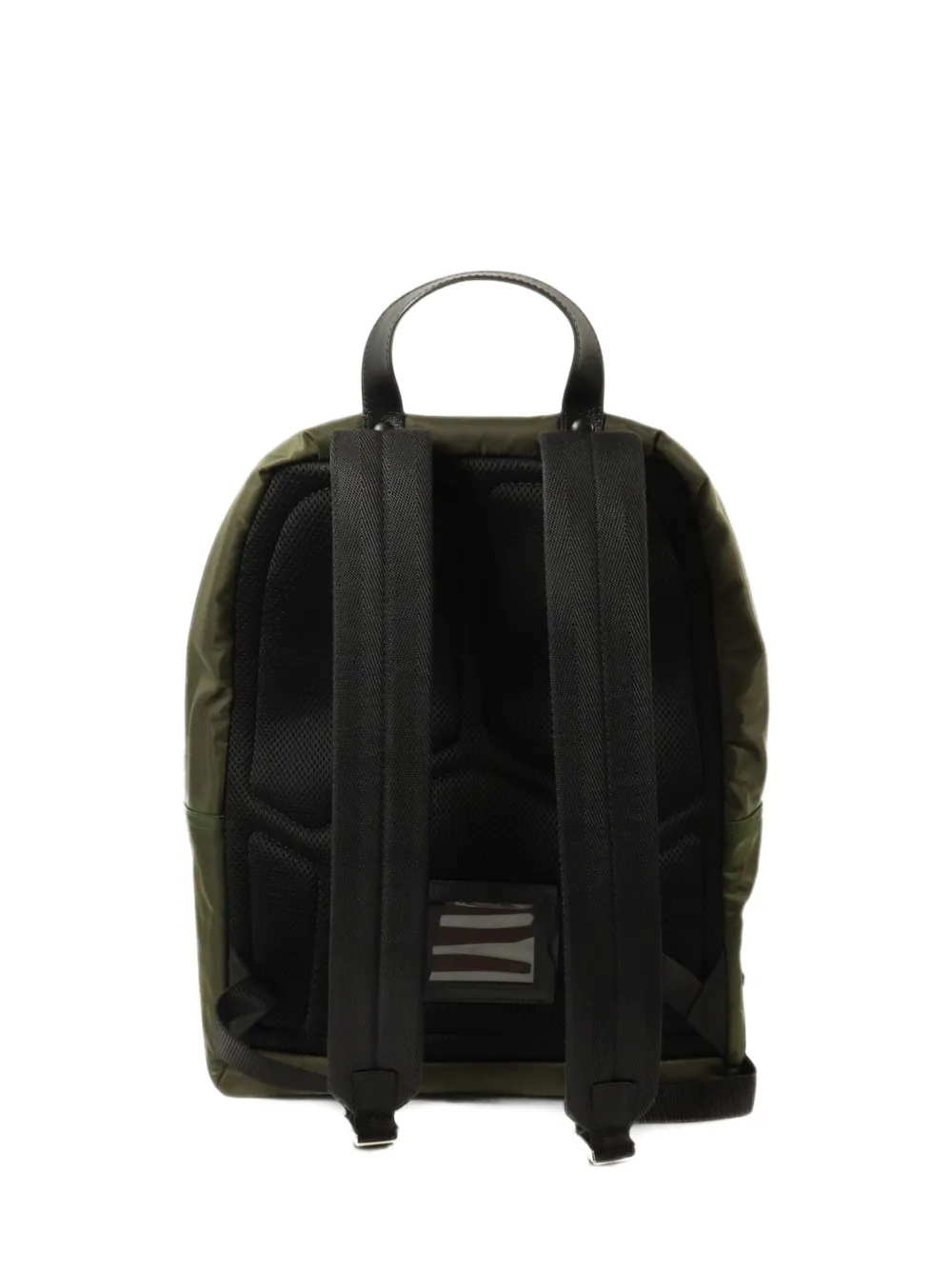 Prada Pre-Owned logo-plaque zip-fastening backpack - Verde
