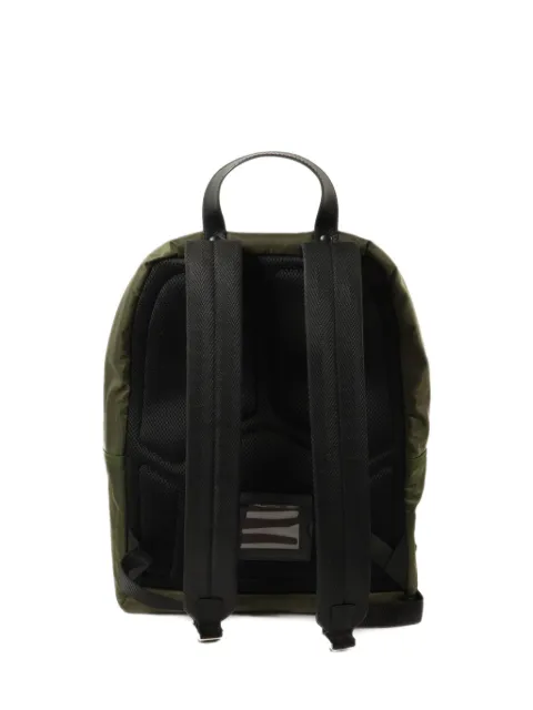Prada Pre-Owned logo-plaque zip-fastening backpack