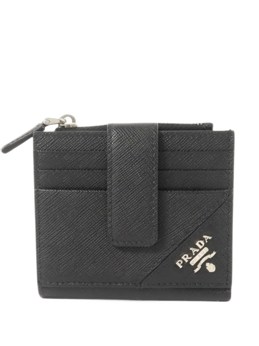 Prada Pre-Owned saffiano leather wallet - Nero