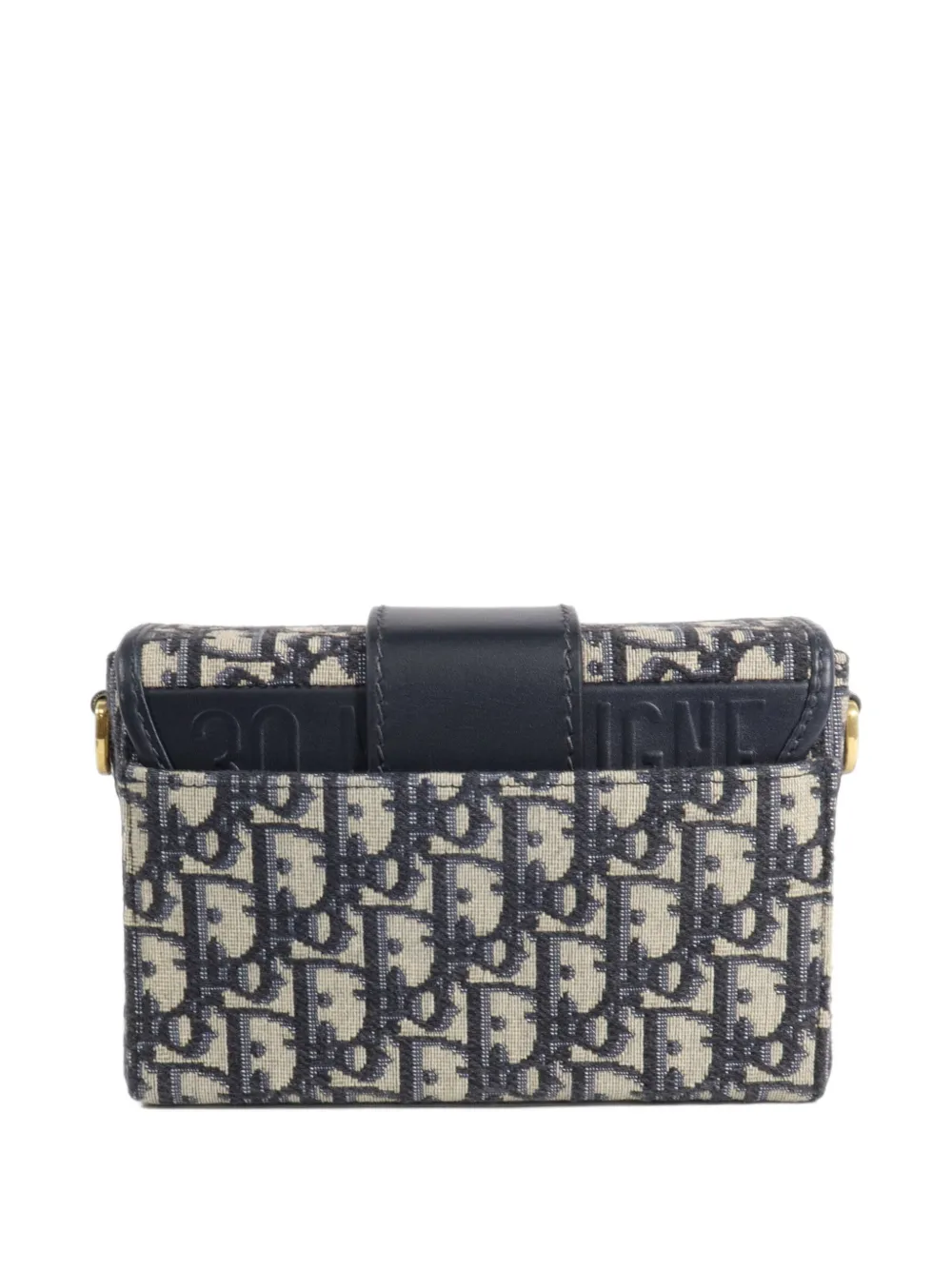 Christian Dior Pre-Owned 30 Montaigne Box Oblique crossbody bag Blauw
