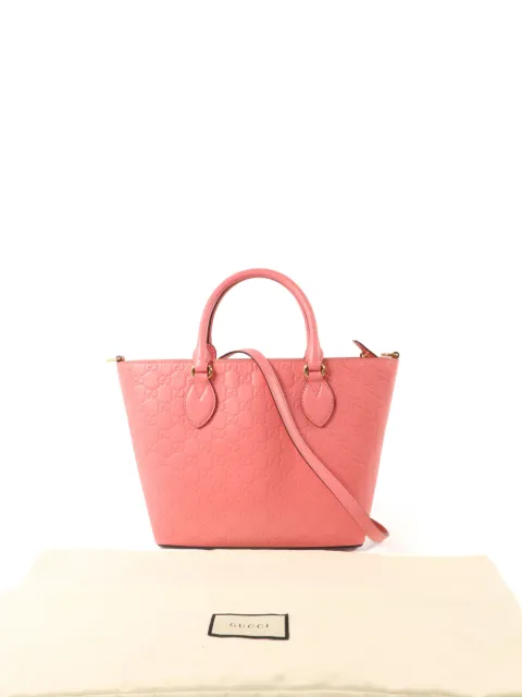 Gucci Pre-Owned small Guccissima leather tote bag