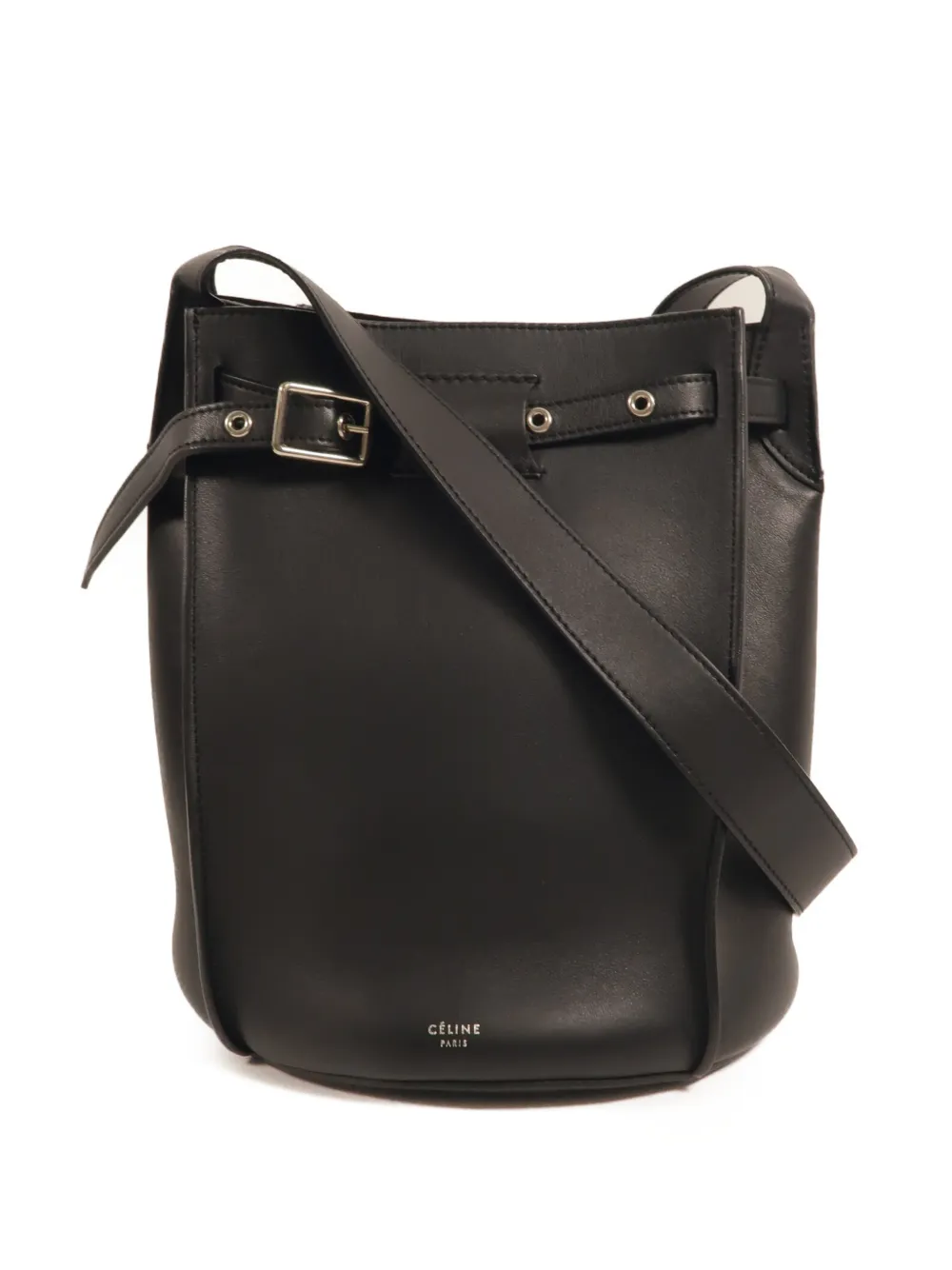 Celine Pre-Owned big Bag buckle-fastening bucket bag - Nero
