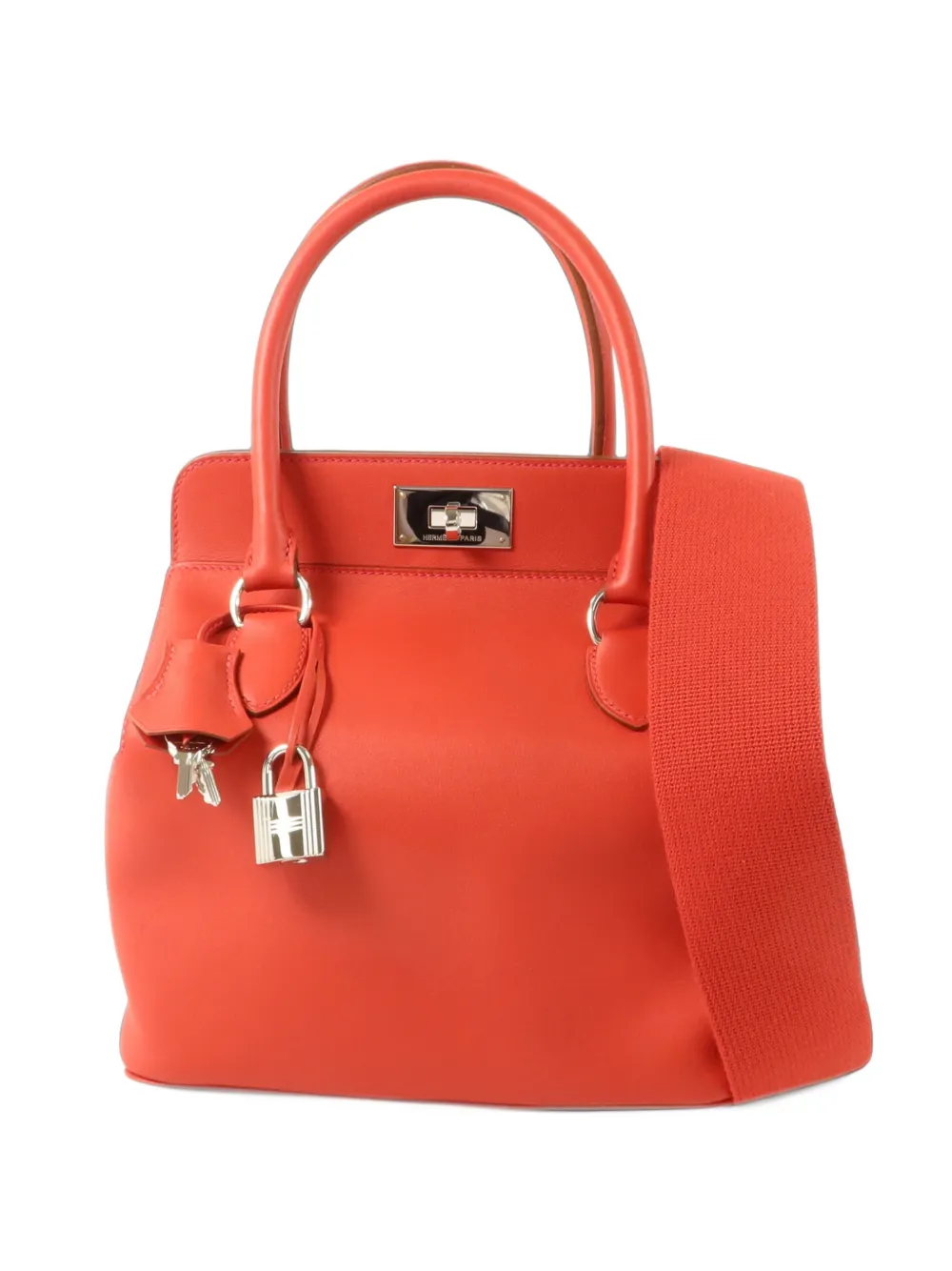 Hermès Pre-Owned 2015 20 Toolbox Swift-leather tote bag - Rot