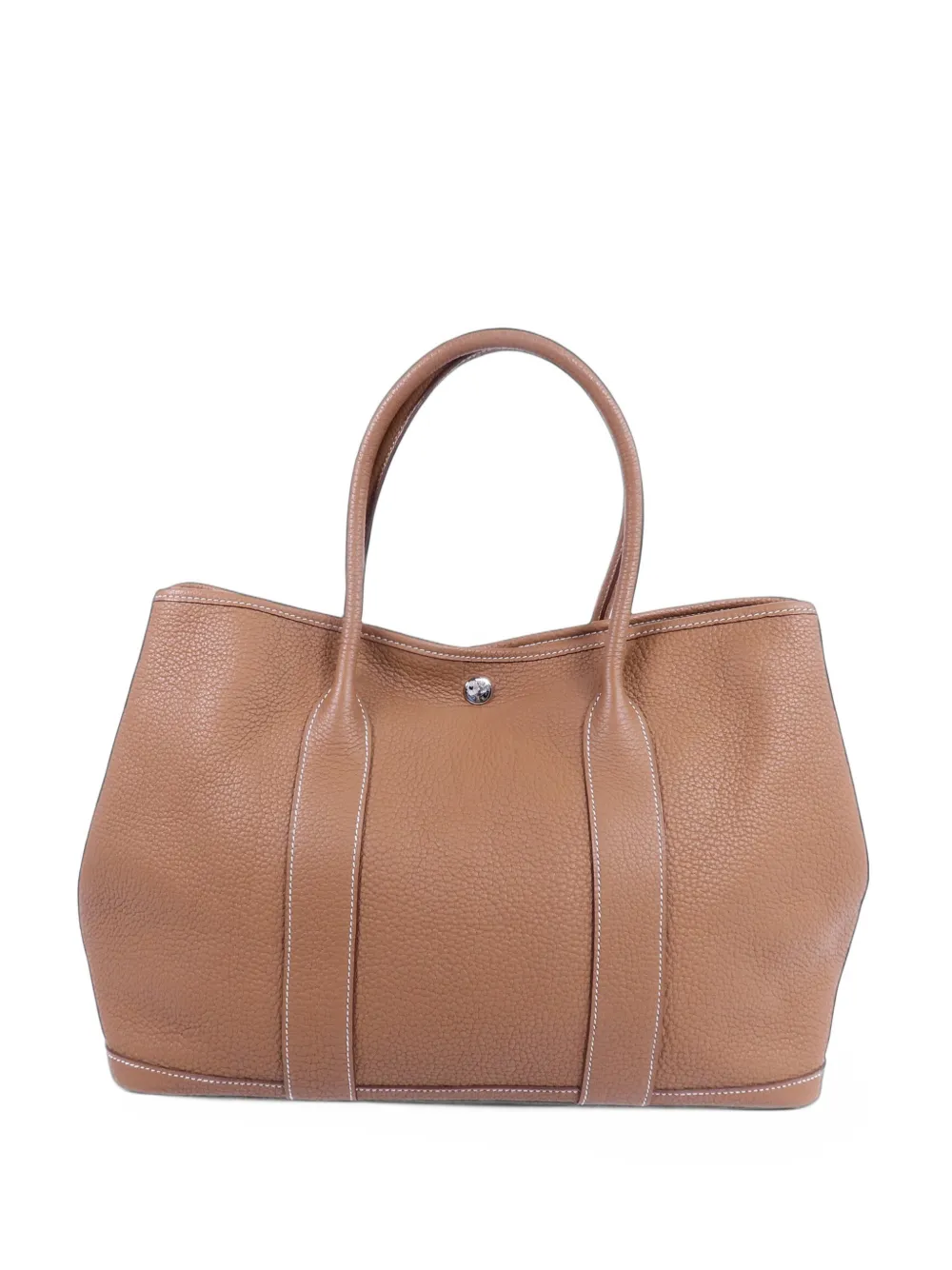 Hermès Pre-Owned 2018 PM Garden Party Negonda leather tote bag - Braun
