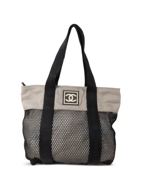 CHANEL Pre-Owned Sport Line mesh tote bag
